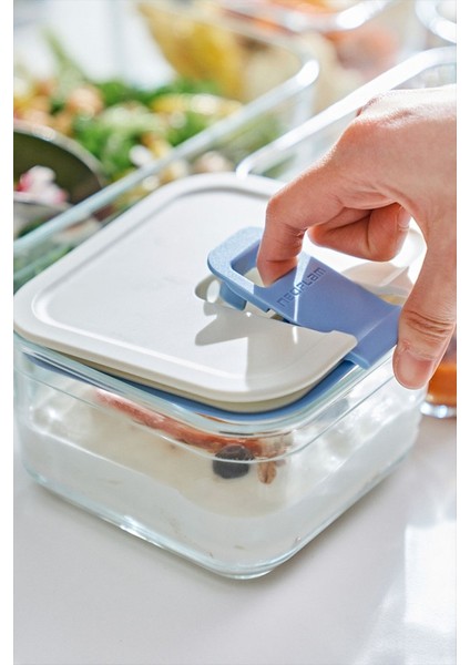 Perfect Seal Kare Cam Saklama Kabı 350 ml