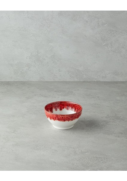 Home Larry Porselen Kase 12 cm Kırmızı
