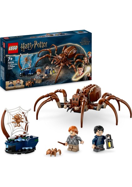 Harry Potter Aragog Yasak Ormanda 76434 – 7 Yaş ve Üzeri Için Harry Potter ve Ron Weasley Minifigürleri ve Örümcek Içeren Yaratıcı Oyuncak Yapım Seti (195 Parça)