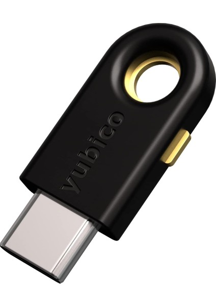 Yubikey 5c - Iki Factor Authentication USB Security Key, Usb-C Bağlantı Noktalarına Uyar - Çevrimiçi Hesabınızı Parodan Daha Fazla Korur, Fido Sertifikalı USB Şifre Anahtarı
