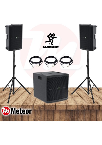 Mackie PAKET-002 2.1 Canlı Müzik Ses Sistemi 2 x THUMP212 + 1 x Thump 118