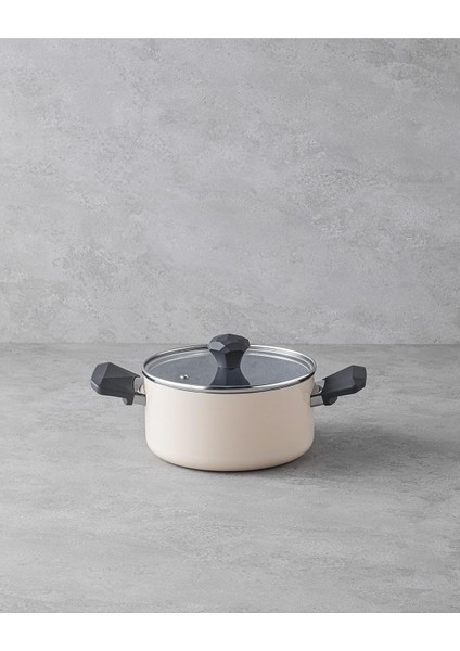 Home Prego Cerawell Tencere 20 cm Krem