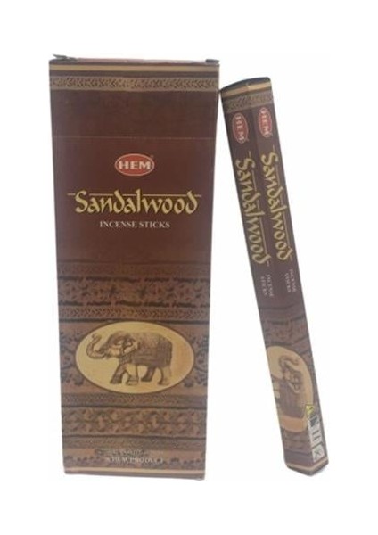 Hem Sandalwood Aromalı Çubuk Tütsü