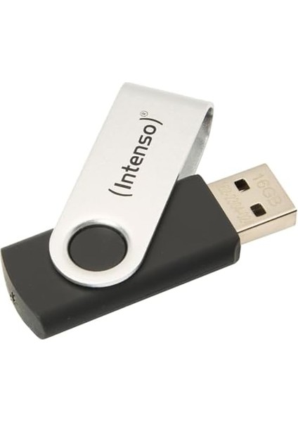 USB Stick Basic Line 16GB Siyah, Gümüş 4034303015368 fiyatları