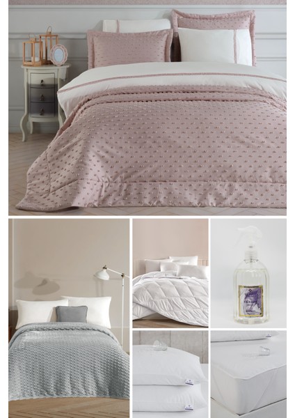 Nora Çeyiz Paketi 15 Parça Gülkurusu