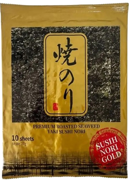 Yaki Nori Sushi Yosunu 10 Yaprak