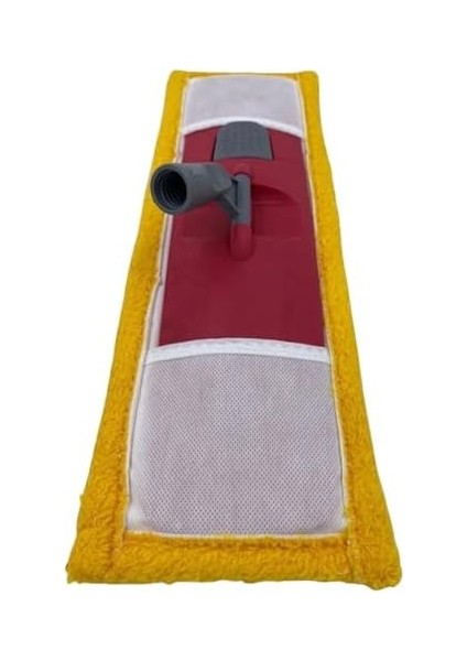 Mop Bezi – 40 cm Palet Uyumlu, Nemli Mop Başlığı, Pratik Kilitli Sarı Tasarım