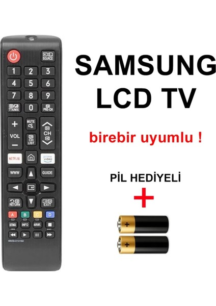 Samsung LCD Tv'lere Birebir Uyumlu Kumanda