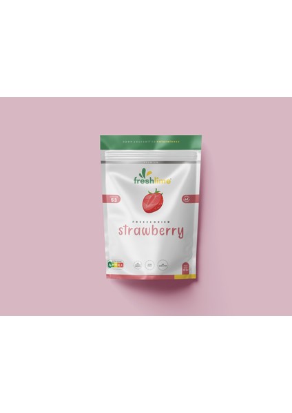 Çilek Kuru Meyve Cipsi - Freeze Dried Çıtır Çilek - Dondurularak Kurutulmuş fırsatları