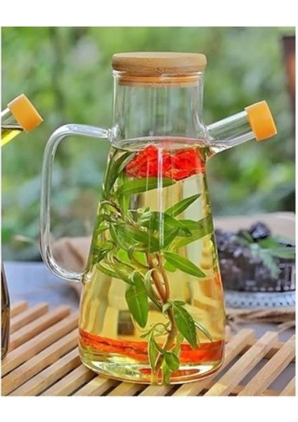 Borosilikat Cam 900 Ml. Yağdanlık