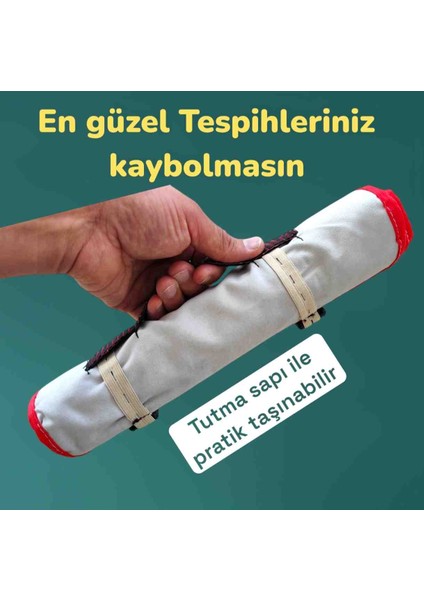 Koleksiyonluk Tespihleriniz Için - Saklama Taşıma Amaçlı - Pratik Rulo Aç-Kapa Çanta