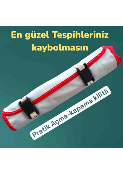 Koleksiyonluk Tespihleriniz Için - Saklama Taşıma Amaçlı - Pratik Rulo Aç-Kapa Çanta