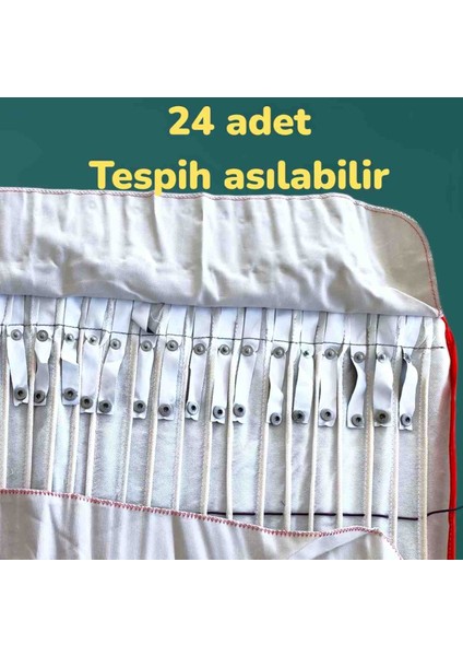 Koleksiyonluk Tespihleriniz Için - Saklama Taşıma Amaçlı - Pratik Rulo Aç-Kapa Çanta