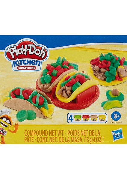 Kitchen Creations Şefin Mutfağı Taco Zamanı Oyun Hamuru