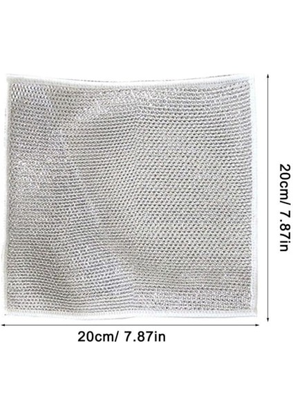 Home 4 Adet Yeniden Kullanılabilir Telli Bulaşık Bezi,çizdirmez Bulaşık Bezi,bulaşık Teli,çok Amaçlı Ovalama Bezi (4 Adet) fiyatları