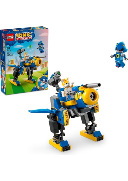 Sonic The Hedgehog Cyclone, Metal Sonic’e Karşı 77002-8 Yaş ve Üzeri Çocuklar Için Koleksiyonluk Yaratıcı Oyuncak Yapım Seti, Doğum Günü Hediyesi (290 Parça)