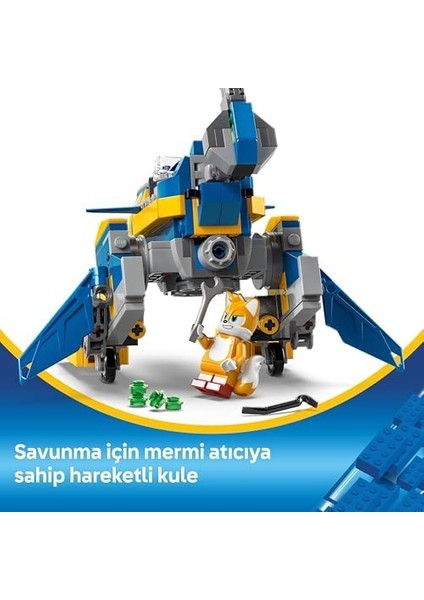 Sonic The Hedgehog Cyclone, Metal Sonic’e Karşı 77002-8 Yaş ve Üzeri Çocuklar Için Koleksiyonluk Yaratıcı Oyuncak Yapım Seti, Doğum Günü Hediyesi (290 Parça) fiyatları