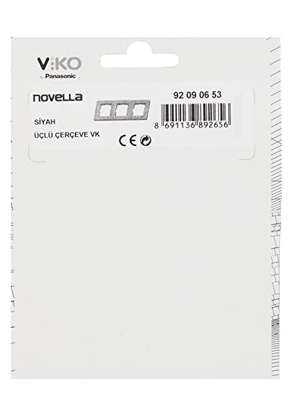 Novella Siyah Üçlü Çerçeve modelleri