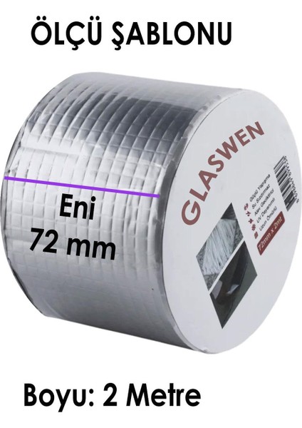 Çatı Izolasyon Bandı 72 mm x 2 mt Su Sızdırmazlık Geçirmez Delik Yalıtım Çamur Boru Sakız Tamir Bant fiyatları