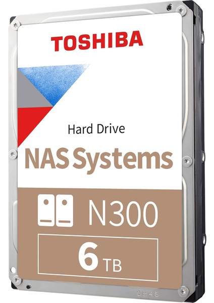 N300 3.5" 6tb 7200RPM Sata-3 128MB Nas Dahili Sürücü (HDWG460UZSVA)