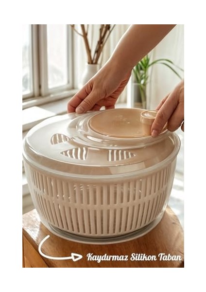 Home Salata ve Sebze Kurutucu 5 Litre Salata Kurutucu