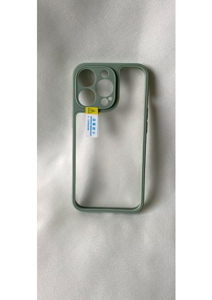 Iphone 13 Pro Max ile Uyumlu Köşeleri Renkli Şeffaf Kamera Çerçeve Korumalı Ice Silikon Telefon Kılıfı,esnek Ince Geliştirilmiş Dayanıklı Darbe Karşıtı Koruyucu Yeni Nesil Tasarım(Mint Yeşili)
