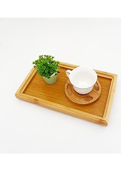 Bambu Dikdörgen Servis Tepsisi Küçük Boy Tepsi 25CM*15CM*2.6CM fiyatları