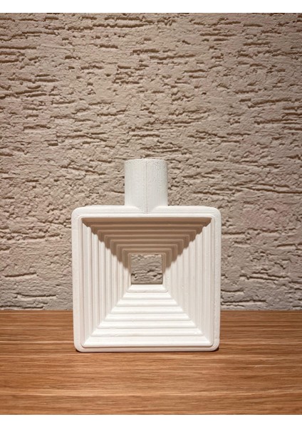 Bohem Kare Dekoratif Aksesuar - Taş Tozu Dokulu, Çizgili Yüzey fiyatları