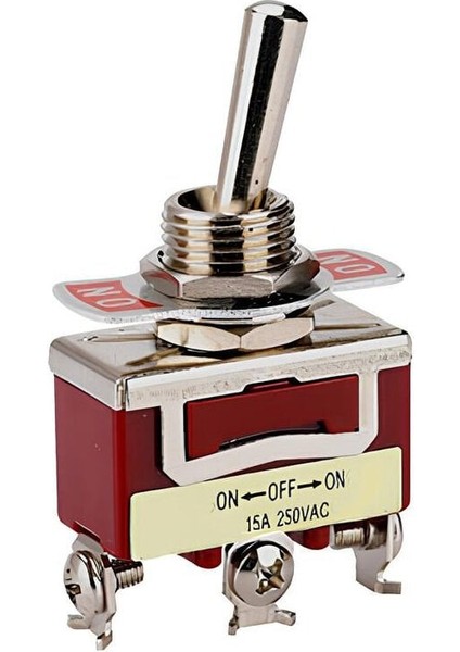 Toggle Switch 1 Kutup 16A/250VAC 3 Pin On-Off-(On) MTX-16113