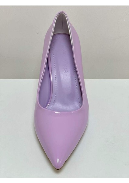 000004 Renk Lila Rugan Kadın Stiletto Topuk 6-8 cm Arası fiyatları