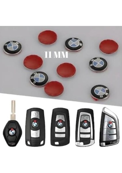 Bmw Uyumlu Anahtar Amblemi Logo 1 Adet 11 mm 1.1 cm Damla Etiket modelleri