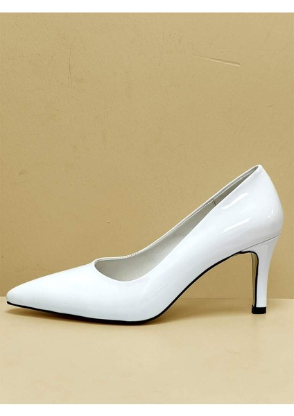 000003 Renk Beyaz Rugan Kadın Stiletto Topuk 6-8 cm Arası modelleri