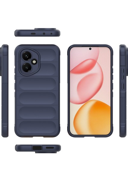 Honor 400 Kılıf Kamera Korumalı Kabartmalı Yumuşak Renkli Silikon Kapak Mat Hisli Içi Kadife Süet Kapak
