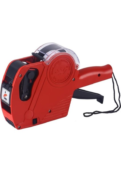 Motex MX-5500 Etiket Makinesi Fiyatlandırma Etiket Tabancası Yeni Sürüm 8 Hane (Kırmızı)