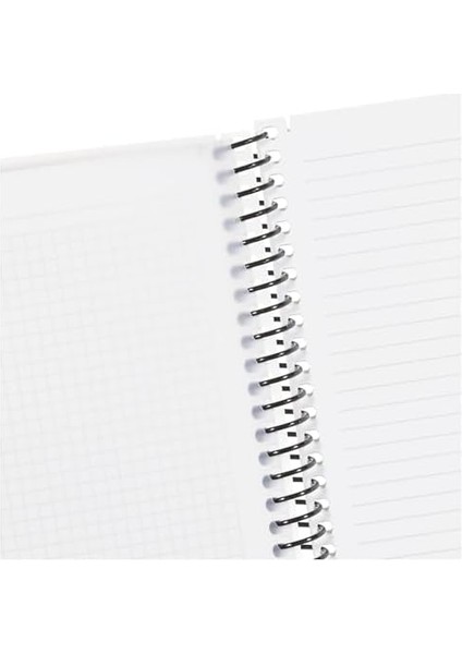 Infinity Pastel Serisi, A4, 5 Konulu (4 Kareli, 1 Çizgili) 150 Yaprak Pp Kapaklı Spiralli Defter, Yeşil