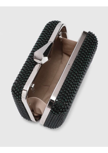 Kaisa Kadın Portföy Çanta Yeşil Taşlı fırsatları