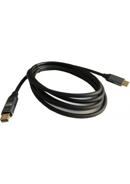 USB C 3.1 Type C To Mini Display 4K 60Hz Görüntü Aktarıcı Kablo 1.8m