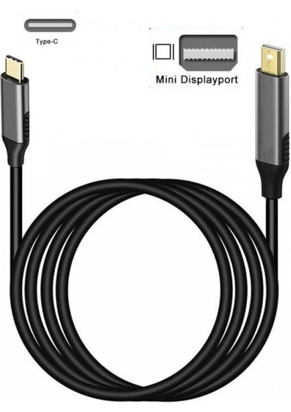 USB C 3.1 Type C To Mini Display 4K 60Hz Görüntü Aktarıcı Kablo 1.8m modelleri