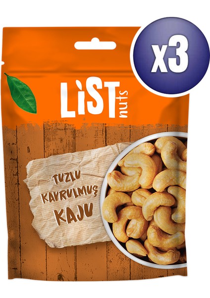 Kavrulmuş Kaju 3 x 70 G