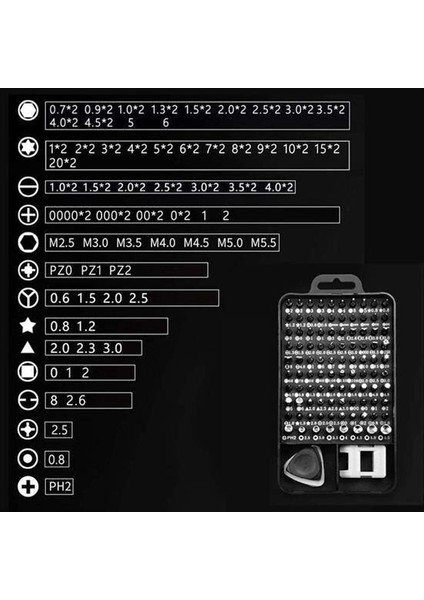 115 In 1 Hassas Tornavida Onarım Alet Manyetik Sürücü Kitli Elektronik Hassas Tornavida Seti modelleri