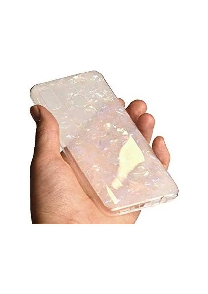 Samsung Galaxy A20 / A30 Uyumlu Mermer Desenli Parlak Silikon Lüx Silikon Kılıf (Beyaz, Samsung Galaxy A20 / A30) modelleri