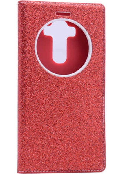 5500 Lg G3 Için Kılıf Simli Dolce, Kırmızı