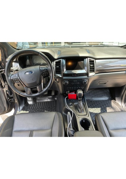 Ford Ranger 3D Siyah Havuzlu Paspas 2016 ve 2022 modelleri