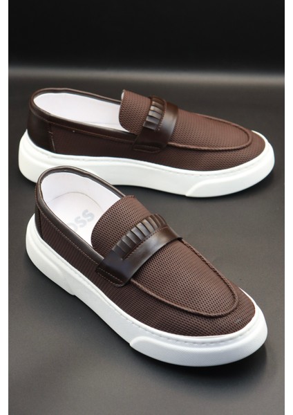 Erkek Haki Klasik Sneaker Ayakkabı