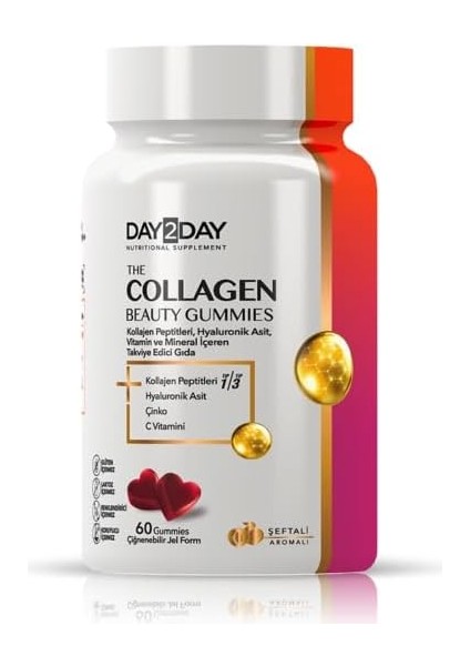 The Collagen Beauty Gummies Çiğnenebilir, Jel Form