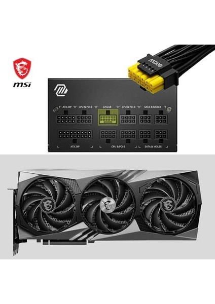 Mag A850GL Pcie5 850W 80+ Gold Power Supply