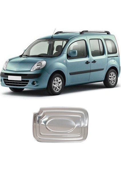 Renault Kangoo Uyumlu 2008 ve Üzeri Krom Depo Kapağı Paslanmaz Çelik