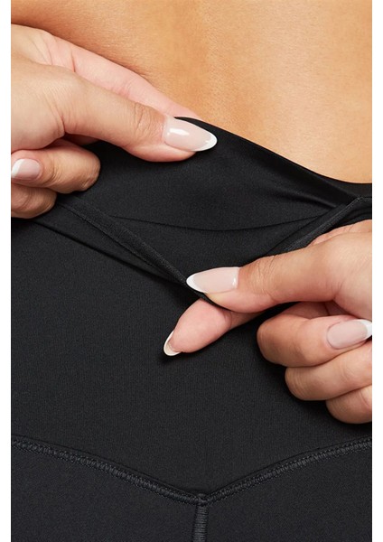 Trainng Go Dri Fit Infinalock High Rise 7/8 Leggings 6 Cepli Toparlayıcı Yüksek Belli Reflektörlü Antrenman Taytı Siyah fırsatları