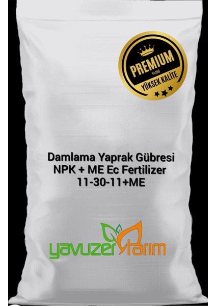 Damlama Yaprak Gübresi Special Npk 11.30.11+Me Ec Fertilizer Water Soluble Npk Gübre 2,5