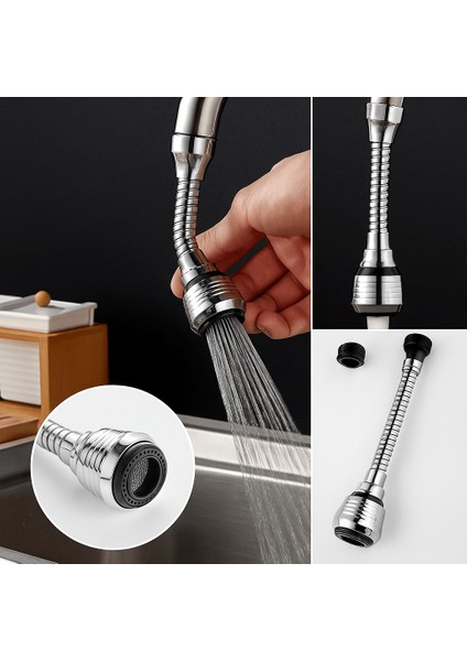 Turbo Flex Esnek Musluk Başlığı 2 Kademeli Ayarlı 360° Dönebilen Su Tasarruflu Başlık modelleri